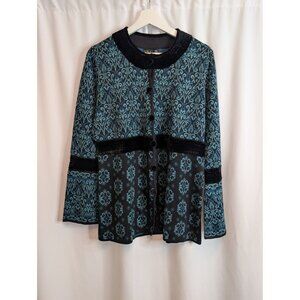 Covelo Clothing Inc Silk Blend Cardigan Sweater Women's Sz XL